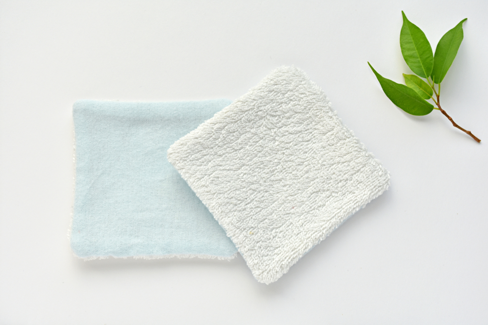 Reusable cloth wipes.