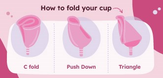 How to fold your cup with three different folds.